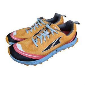 Altra Superior 2.0 Yellow Orange Trail Running Shoes Women's Size 7.5
